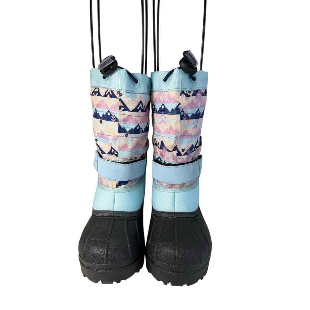 Columbia Youth Powderbug Plus II Print winter snow‎ boot Size 1Y No Box